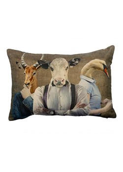 Mars &amp; More Poduszka &quot;Preppy antelope&quot; w kolorze brązowym - 40 x 60 cm ze sklepu Limango Polska w kategorii Kołdry i poduszki - zdjęcie 179756981