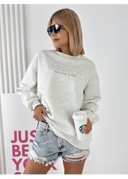 bluza fivora jasnoszara one size ze sklepu UBRA w kategorii Bluzy damskie - zdjęcie 179760470
