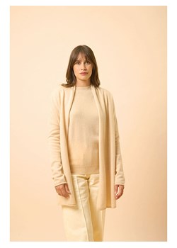 Just Cashmere Kaszmirowy kardigan &quot;Maddie&quot; w kolorze beżowym ze sklepu Limango Polska w kategorii Swetry damskie - zdjęcie 179760884