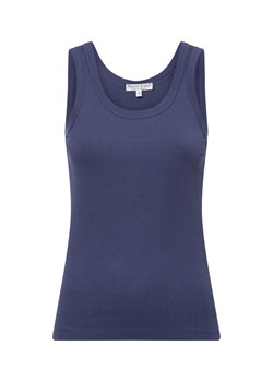 Marie Lund Top damski Kobiety Bawełna denim jednolity ze sklepu vangraaf w kategorii Bluzki damskie - zdjęcie 179763011