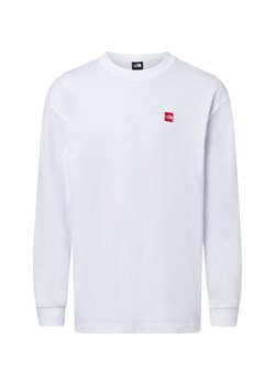 The North Face Męska koszula z długim rękawem Mężczyźni Bawełna biały jednolity ze sklepu vangraaf w kategorii T-shirty męskie - zdjęcie 179763020