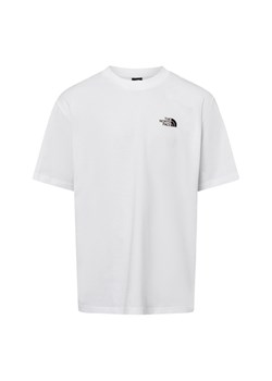 The North Face Koszulka męska Mężczyźni Bawełna biały jednolity ze sklepu vangraaf w kategorii T-shirty męskie - zdjęcie 179763022