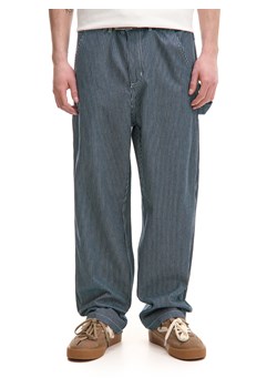 Cropp - Spodnie baggy w granatowe paski - granatowy ze sklepu Cropp w kategorii Spodnie męskie - zdjęcie 179765710