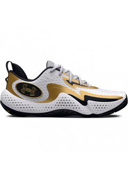 Buty do koszykówki uniseks Under Armour UA Spawn 5 - białe ze sklepu Sportstylestory.com w kategorii Buty sportowe męskie - zdjęcie 179765790