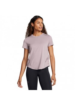 Damska koszulka treningowa Under Armour Vanish Elite Vent Loose Ss - beżowa ze sklepu Sportstylestory.com w kategorii Bluzki damskie - zdjęcie 179767552