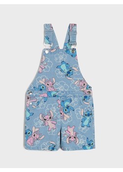 Sinsay - Ogrodniczki jeansowe Stitch - niebieski ze sklepu Sinsay w kategorii Spodenki dziewczęce - zdjęcie 179769952