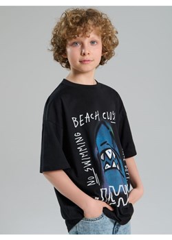 Sinsay - Koszulka Jaws - czarny ze sklepu Sinsay w kategorii T-shirty chłopięce - zdjęcie 179769970