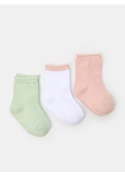 Sinsay - Skarpetki niemowlęce 3 pack - wielobarwny ze sklepu Sinsay w kategorii Skarpetki dziecięce - zdjęcie 179769980