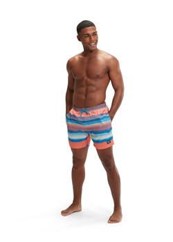 Speedo Szorty kąpielowe &quot;Eco Placem&quot; w kolorze pomarańczowo-błękitno-białym ze sklepu Limango Polska w kategorii Kąpielówki - zdjęcie 179773583