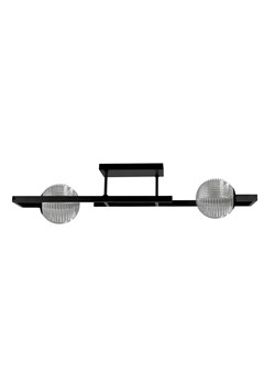 Sufitowa lampa z dwoma kloszami grafitowa M2-S23 ze sklepu Edinos.pl w kategorii Lampy sufitowe - zdjęcie 179783992