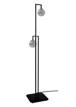 Lampa podłogowa czarna z grafitowymi kloszami C7-S79 - id: 49927 - marki Lumes - 179784011 Lampa podłogowa czarna z grafitowymi kloszami C7-S79 ze sklepu Edinos.pl w kategorii Dom - zdjęcie 179784011