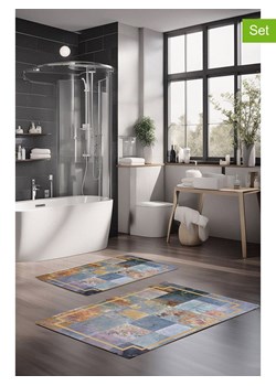 Elizabed Dywaniki łazienkowe (2 szt.) ze wzorem - id: 16593710 - marki Elizabed - 179787492 Elizabed Dywaniki łazienkowe (2 szt.) ze wzorem ze sklepu Limango Polska w kategorii Akcesoria łazienkowe - zdjęcie 179787492