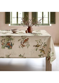 Mint Rugs Obrus &quot;Natural Bird&quot; w kolorze kremowo-zielono-pomarańczowym ze sklepu Limango Polska w kategorii Obrusy i bieżniki - zdjęcie 179787611