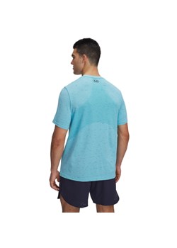 Męska koszulka treningowa Under Armour UA Vanish Seamless SS - niebieska ze sklepu Sportstylestory.com w kategorii T-shirty męskie - zdjęcie 179792292
