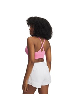 Biustonosz treningowy Under Armour Vanish Seamless Washed Low - różowy ze sklepu Sportstylestory.com w kategorii Biustonosze - zdjęcie 179792352