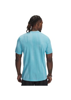 Męska koszulka treningowa Under Armour Vanish Seamless Novelty SS - niebieska ze sklepu Sportstylestory.com w kategorii T-shirty męskie - zdjęcie 179792373