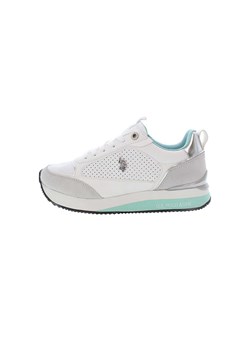 U.S. Polo Assn. Sneakersy w kolorze biało-turkusowym ze sklepu Limango Polska w kategorii Buty sportowe damskie - zdjęcie 179794714