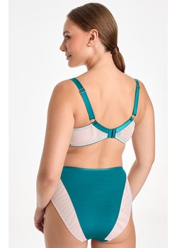 Figi damskie wysokie szmaragdowe Salma C125, Kolor szmaragdowy, Rozmiar L, Ewa Bien ze sklepu Intymna w kategorii Majtki damskie - zdjęcie 179795411