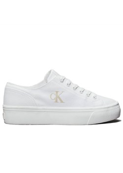 Buty damskie Calvin Klein Vulc Flatform Low CV MG YW0YW01763-01W - białe ze sklepu streetstyle24.pl w kategorii Buty sportowe damskie - zdjęcie 179795493