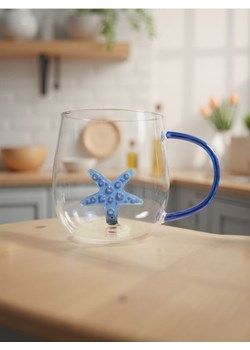 Sinsay - Kubek z elementem 3d - błękitny ze sklepu Sinsay w kategorii Kubki - zdjęcie 179798872