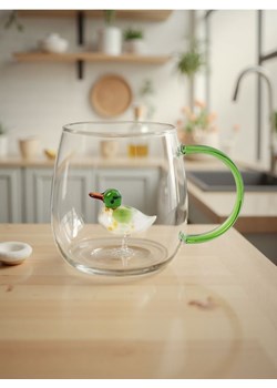 Sinsay - Kubek z figurką 3d w środku - zielony ze sklepu Sinsay w kategorii Kubki - zdjęcie 179798873
