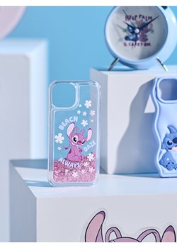 Sinsay - Etui na iPhone 15 z różowym brokatem Stitch - różowy ze sklepu Sinsay w kategorii Zabawki - zdjęcie 179798882