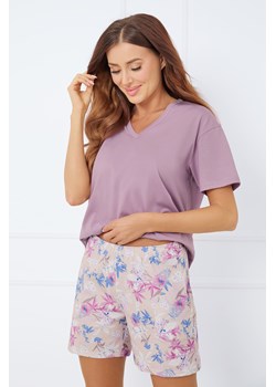 Piżama damska krótki rękaw, krótkie spodnie Genua ze sklepu italianfashion w kategorii Piżamy damskie - zdjęcie 179808520