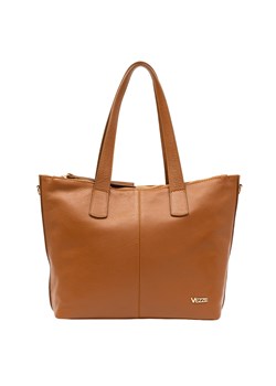 Uniwersalna torebka skórzana Vezze Solenne Koniak ze sklepu Rafallo w kategorii Torby Shopper bag - zdjęcie 179811453