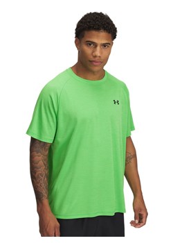 Under Armour Koszulka sportowa &quot;Tech&quot; w kolorze zielonym ze sklepu Limango Polska w kategorii T-shirty męskie - zdjęcie 179822820