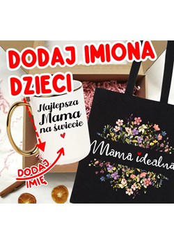 Zestaw prezentowy dla mamy na Dzień Mamy NAJLEPSZA MAMA NA ŚWIECIE Z IMIONAMI DZIECI NA KUBKU ze sklepu Time For Fashion w kategorii Kubki - zdjęcie 179823554
