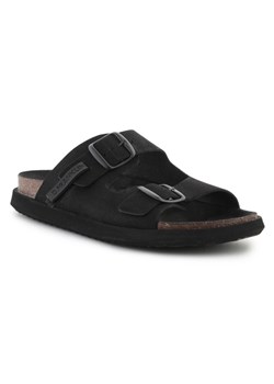 Klapki D.Franklin Vibe Sandals Buckle DFSH407001-BLAC czarne ze sklepu ButyModne.pl w kategorii Klapki męskie - zdjęcie 179824783