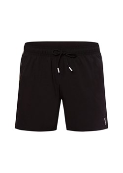 BOSS Męskie spodenki kąpielowe - Iconic Mężczyźni czarny jednolity ze sklepu vangraaf w kategorii Spodenki męskie - zdjęcie 179827943