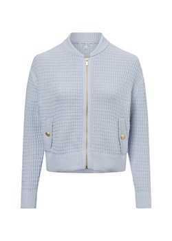 Marie Lund Kardigan damski Kobiety Bawełna jasnoniebieski wypukły wzór tkaniny ze sklepu vangraaf w kategorii Swetry damskie - zdjęcie 179827990