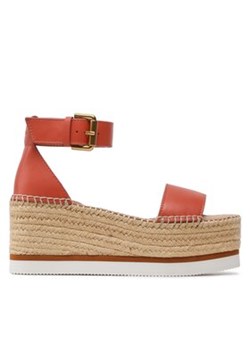 See By Chloé Espadryle SB32201A Koralowy ze sklepu MODIVO w kategorii Sandały damskie - zdjęcie 179830771