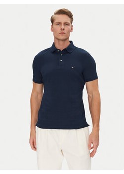 Tommy Hilfiger Polo 1985 MW0MW17771 Granatowy Slim Fit ze sklepu MODIVO w kategorii T-shirty męskie - zdjęcie 179832824