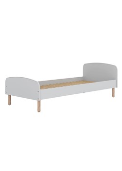Pojedyncze skandynawskie łóżko z materacem 90x200cm Nevios ze sklepu Edinos.pl w kategorii Łóżka i materace - zdjęcie 179837652