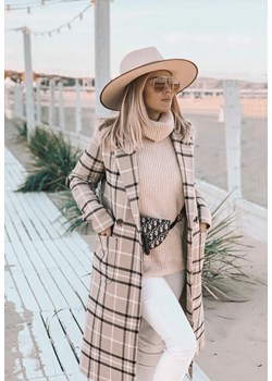 Beżowy Golf Oversize Malia ze sklepu renee.pl w kategorii Swetry damskie - zdjęcie 179838034