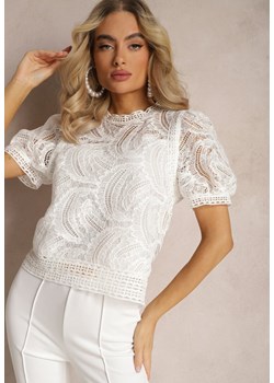 Biała Bluzka Lasthomela ze sklepu renee.pl w kategorii Bluzki damskie - zdjęcie 179842940