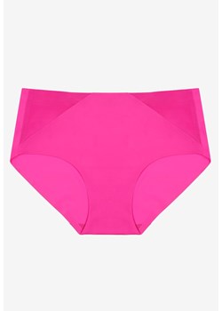 Fuksjowe Majtki Figi High Waist z Bezszwowym Wykończeniem Kolaniris ze sklepu renee.pl w kategorii Majtki damskie - zdjęcie 179950613