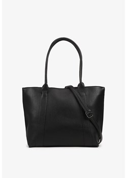 Czarna Duża Torebka Tote w Stylu Casual Firpio ze sklepu renee.pl w kategorii Torby Shopper bag - zdjęcie 179958162