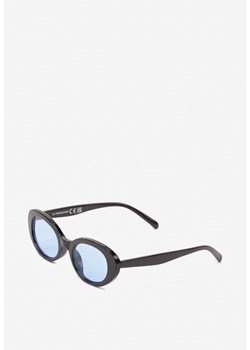 Czarno-Niebieskie Okulary Przeciwsłoneczne o Wąskim Zaokrąglonym Kształcie Xandalea ze sklepu renee.pl w kategorii Okulary przeciwsłoneczne damskie - zdjęcie 179965393