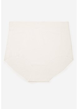 Białe Bezszwowe Majtki High Waist Navorila ze sklepu renee.pl w kategorii Majtki damskie - zdjęcie 179967171