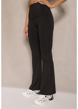 Czarne Spodnie Dzwony High Waist Odavia ze sklepu renee.pl w kategorii Spodnie damskie - zdjęcie 179967983