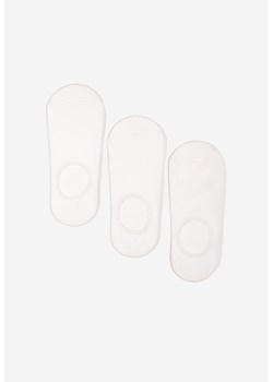 Białe 3-pack Skarpety Stopki z Bambusa Maelee ze sklepu born2be.pl w kategorii Skarpetki męskie - zdjęcie 179999494