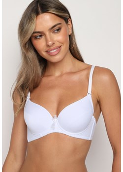 Biały Biustonosz Typu Full Cup z Regulowanymi Ramiączkami Crisanta - id: 331217 - marki born2be - 180069080 Biały Biustonosz Typu Full Cup z Regulowanymi Ramiączkami Crisanta ze sklepu born2be.pl w kategorii Biustonosze - zdjęcie 180069080