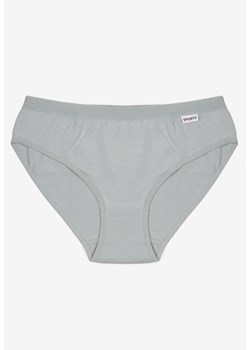 Jasnoniebieskie Gładkie Majtki Figi z Bawełny Laniriela ze sklepu born2be.pl w kategorii Majtki damskie - zdjęcie 180132652