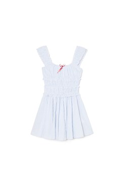 Cropp - Sukienka mini w retro stylu - błękitny ze sklepu Cropp w kategorii Sukienki - zdjęcie 180166530