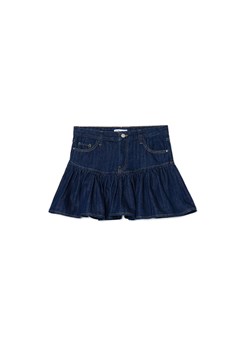 Cropp - Jeansowa spódniczka z dekoracyjną falbaną - granatowy - id: 675CT-59J - marki Cropp - 180166533 Cropp - Jeansowa spódniczka z dekoracyjną falbaną - granatowy ze sklepu Cropp w kategorii Spódnice - zdjęcie 180166533