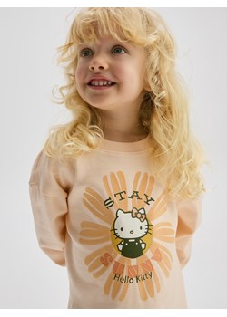 Reserved - Bluzka z nadrukiem Hello Kitty - brzoskwiniowy ze sklepu Reserved w kategorii Bluzki dziewczęce - zdjęcie 180166822