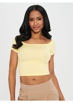 Sinsay - Koszulka z krótkim rękawkiem - żółty ze sklepu Sinsay w kategorii Bluzki damskie - zdjęcie 180171502
